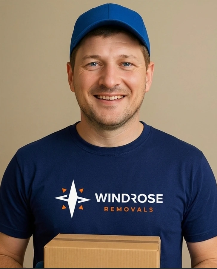 Professional mover from Windrose Removals team in Ayr, Scotland